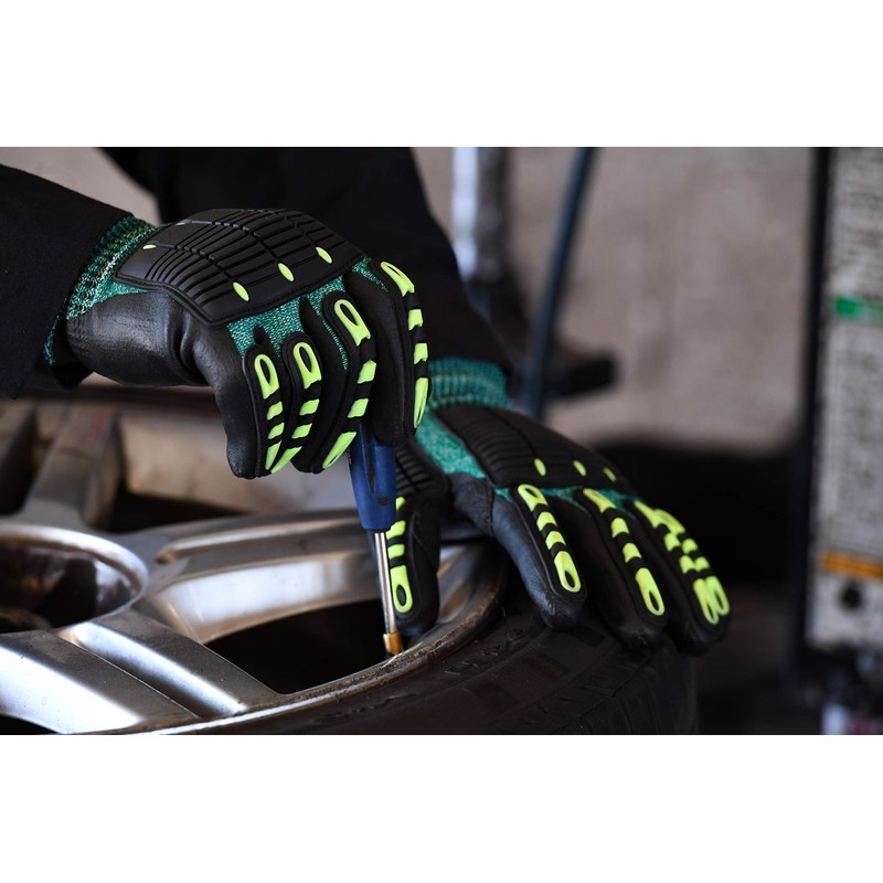 HPPE Gloves w/Foam Palm & Impact Bumpers