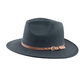 Black Jungle Fargo Fedora Hat Western Rain Hat Outdoor Hat - 60