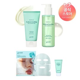 Goodal 어성초 히알루론 수딩 클렌징 폼 150ml+클렌징 오일 200ml 사은어성초수딩겔마스크1매+어성초클렌징폼30m Houttuynia Cordata Hyaluronic Soothing Cleansing Foam 150ml + Cleansing Oil 200ml + Bonus Houttuynia Cordata Soothing Gel Mask 1 Sheet + Houttuynia Cordata Cleansing Foam 30ml