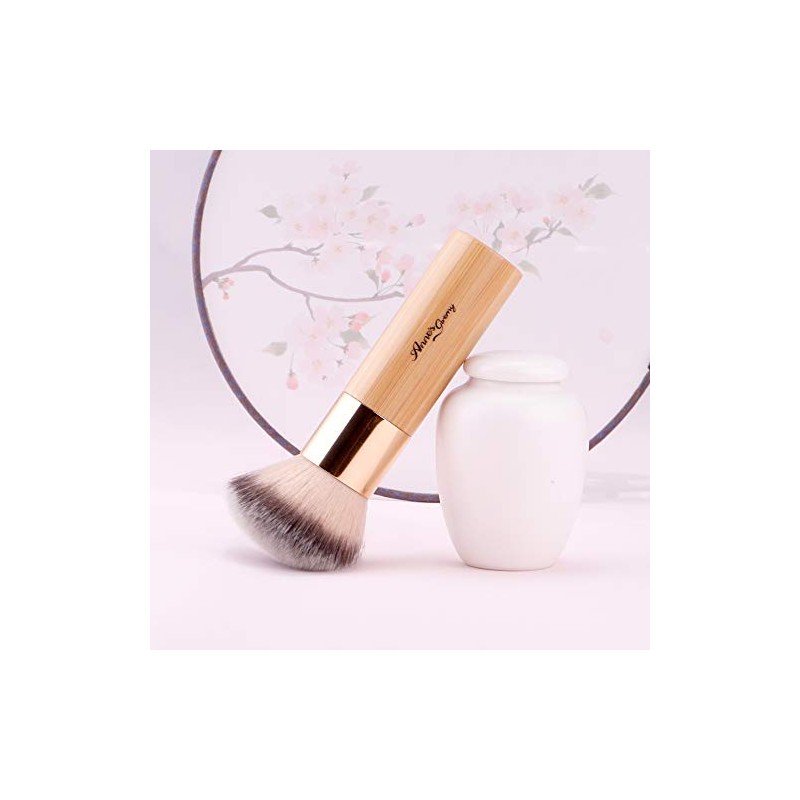 Anne Giverny Brocha Maquillaje Base Bronceador Polvo Suelto Acabado Rubor