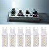 6Pcs 5W G9 46LED Bulb Dimmable Chandelier Ceiling Lamp Bulbs