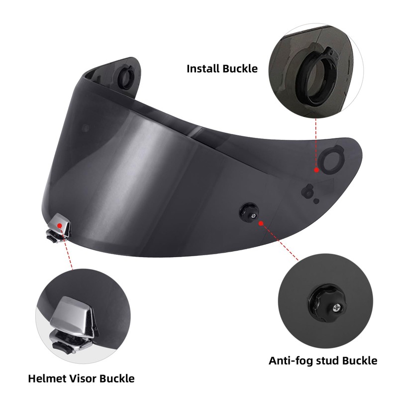 MXJ Gear Helmet Visor, Motorcycle Helmet Visor, Motorcycle Wind Protection