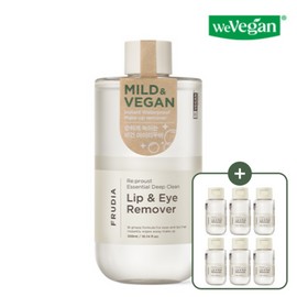 Huria 리프루스트 에센셜 딥 클린 립앤아이 리무버 300ml 대용량 비건 리무버(+50ml 증정) Refrust Essential Deep Clean Lip and Eye Remover 300ml Large Size Vegan Remover (+50ml Bonus)