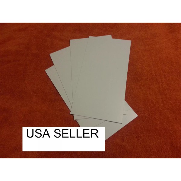 STYRENE SHEETS (15) .020 (0.5 MM) POLYSTYRENE WHITE - VACUUM