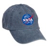 e4Hats.com NASA Insignia Embroidered Washed Cap - Navy OSFM