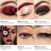 ecofavor Burgundy Eyeshadow Single Palette with Applicator – Elegant Matte