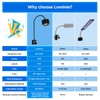 Full Spectrum Aquarium Light, Adjustable Saltwater Super Bright Fish Tank
