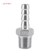SS304 Male Thread Pipe Fitting Barb Hose Tail Connector Stainless