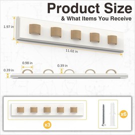 3 Pack Sunglass Organizer, Wall Mounted Sunglasses Organizer, Wooden Glasses Holder Sunglass Holder, Sunglasses Rack for Hanging Your Multiple Eyeglasses, for Wall, Home Decor(Cream) Hangable - Color: Cream, Item Package Quantit: 3