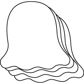 Ghost Small Single Color Creative Cut-Out