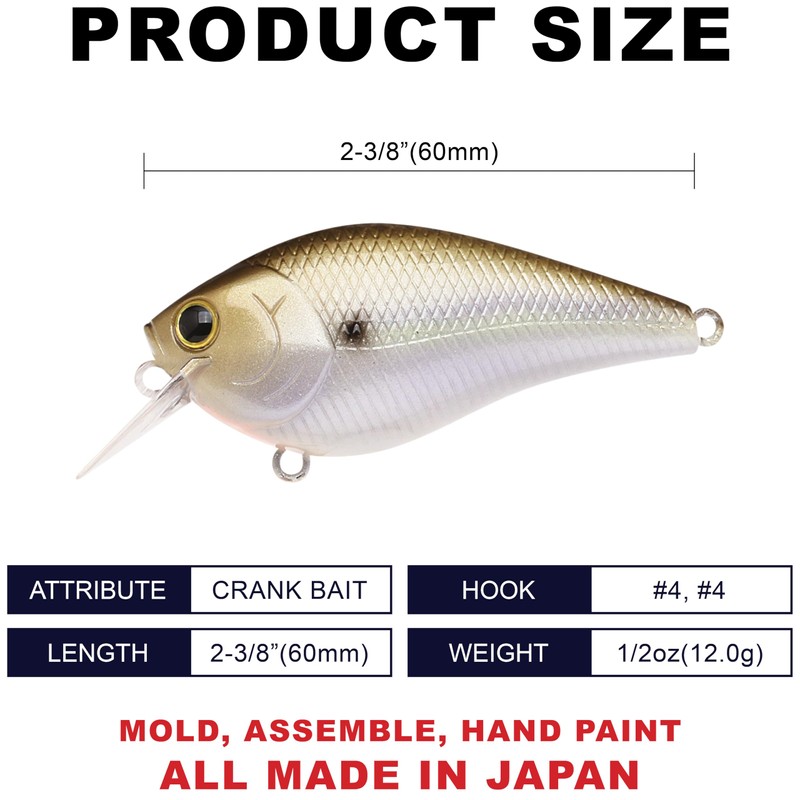 LUCKY CRAFT LC 1.5 Silent (318 Jagged Shad)