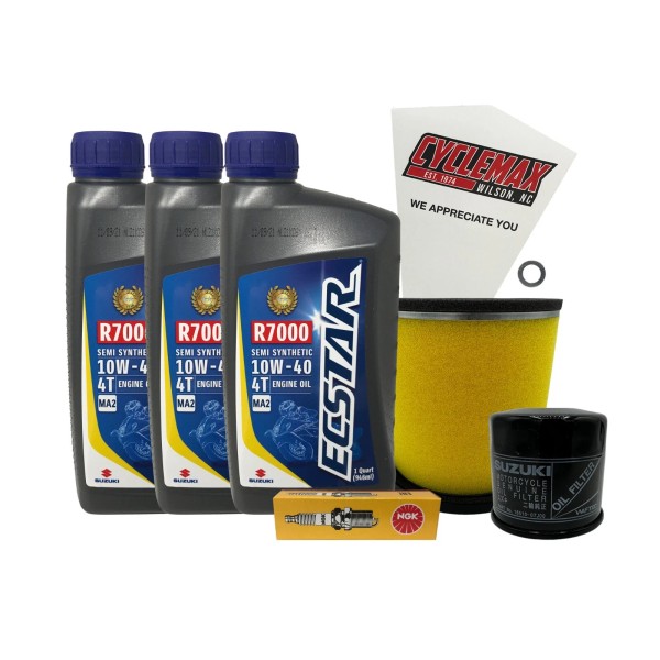 Cyclemax Semi-Synthetic Tune Up Kit w/ Spark Plug fits 2007-2010
