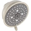 GROHE 26045EN1 Tempesta Rustic 4-Spray Shower Head 1.75 GPM, Brushed