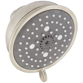 GROHE 26045EN1 Tempesta Rustic 4-Spray Shower Head 1.75 GPM, Brushed Nickel