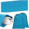 Boao 10 Pcs Silver Storage Bags, 9 x 11.8 Inch