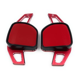 H-Customs Shift Paddle Extension Shift Paddle Aluminium Red Type A Compatible with A3 S3 RS3 (2013+) A4 S4 RS4 (2012+) A5 S5 RS5 (2012+) A6 S6 RS6 (2012+) A8 S8 (2012+)