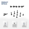 QOOSIKICC 370 Pieces Self Tapping Screws Assortment Set, Phillips Flat