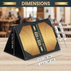 AMGSH 10 Pack 4" × 6" Table Tent Menu Covers,