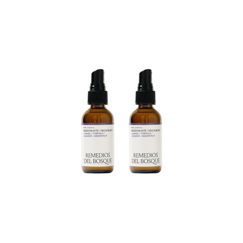 Remedios del Bosque 2 Pack Desodorante Natural en Spray Unisex