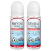 Krystal Stone Desodorante Teens Azul Roll on 90ml Dúo Pack