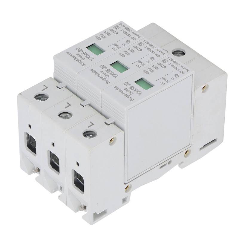 Surge Protector Lightning Protection 3 Phase Flame Retardant Protective Device