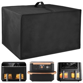 Hejo Air Fryer Dust Cover Compatible with Ninja AF500EUCP/AF400EUCP/AF400EU/AF451EU/AF300EU, Dustproof Waterproof and Heat-Resistantdust Cover for Cookwise 9L, for COSORI 8.5L Air Fryer