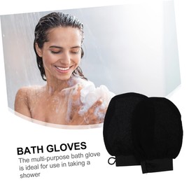 OHPHCALL 3pcs Exfoliating Mittens Shower Gloves Skin Cleaning Gloves Exfoliating for Hotel Family Use