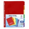 Viquel A4 Maxi Dividers Polypropylene Pack of 6