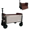 Unbranded Folding Camping Wagon Cart Bench Seat Storage Compartment with