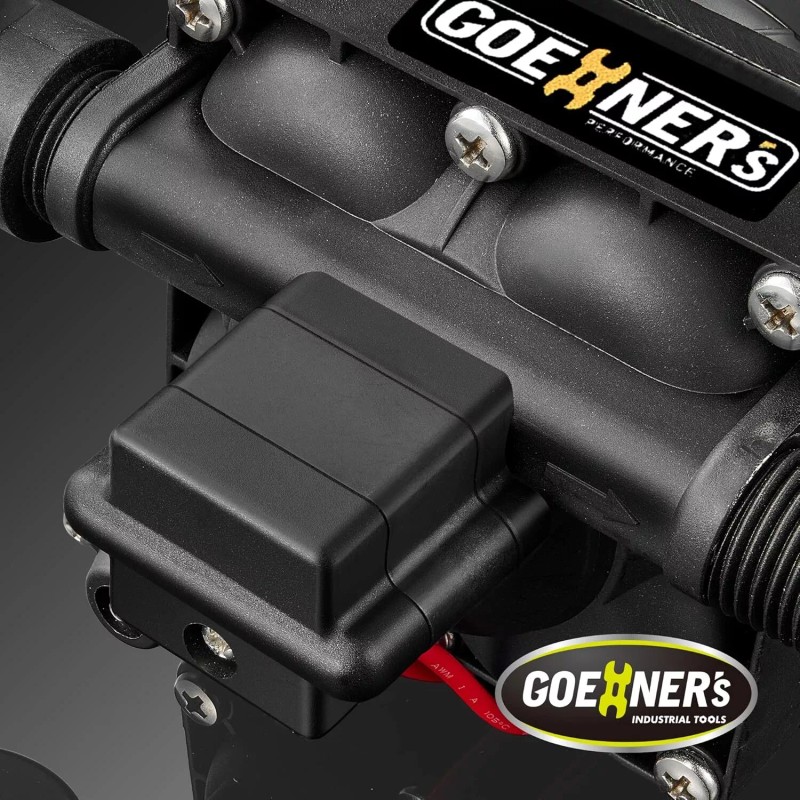 GOEHNER'S RV Fresh Water Pump 12V DC 6.5GPM 70PSI Self-Priming