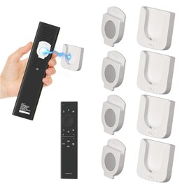 Graplan Pack of 4 Magnetic Remote Control Holders, Strong Magnetic Holder, Wall Mount, Remote Control Holder for TV, Fan, Air Conditioning