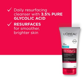 L'Oreal Paris L'Oreal Paris Face Wash Cleansing Gel With 3.5% Pure Glycolic Acid | Revitalift Triple Power Lzr, 200 milliliters