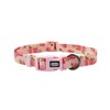 Olahibi Dog Collar Leash Set, Floral Pattern, Polyester Material, Adjustable