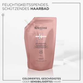 Kérastase Chroma Absolute Nourishing Shampoo for Damaged and Coloured Hair, for More Shine and Smoothness, Bain Chroma Respect, 500 ml Refill Pack