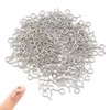 CEEYSEE 300 Pieces Small Eye Bolts 9x19mm Mini Screw Eye