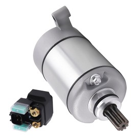 maXpeedingrods Starter Motor & Relay for Yamaha Grizzly 550 2009-2014, for Yamaha 700 2009-2023, for Kodiak 700 2016-2023, Replace# 28P-81890-00-00, 28P-81890-01-00