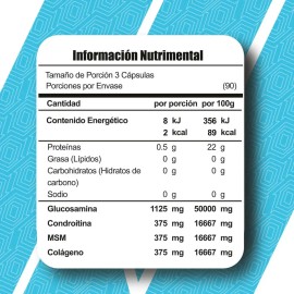 Meta Nutrition Elastimax Tabletas Porciones Sabor