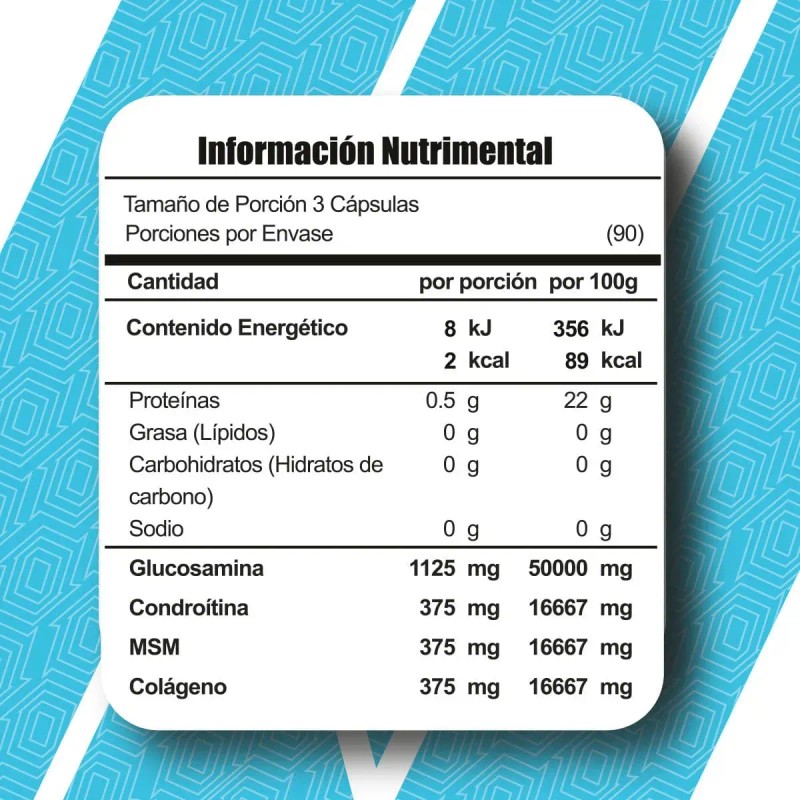 Meta Nutrition Elastimax Tabletas Porciones Sabor