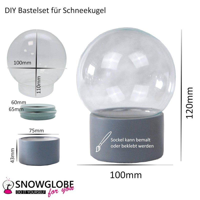 Snowglobe for You 40054 DIY Snow Globe Do It Yourself