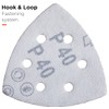 YoiYee 40 Grit Delta Sanding Sheet, Hook and Loop Triangle