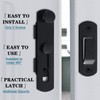 SAYAYO Thicker Door Lock 4 Inch Sliding Door Lock Latch