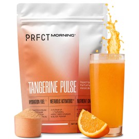PRFCT Morning 3-in-1 Electrolyte Powder -15-Min Fast Hydration - Metabolism & Cortisol Support - 1,200mg Electrolytes - Vitamin C | B6 | B12 | Zinc | ACV | Turmeric - Orange Juice Flavor 30 Day Supply