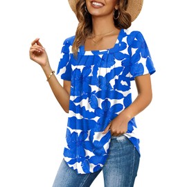 Womens Tops Dressy Casual Spring 2023 Hawaii T Shirts for Women Summer 2023 L