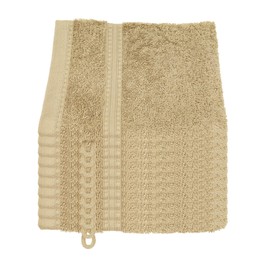 Julie Julsen® Organic Wash Mitt Set, 10 Wash Mitts Available in 32 Colours, Soft and Absorbent, Sand 15 x 21 cm