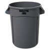 Rubbermaid 2632 Brute Trash Can, Commercial-Grade 32 gallon Gray Garbage