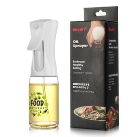 Mistifi Oil Sprayer 150ml glass bottle. Upgraded Version.Fine Mist Spray Bottle for Air Fryer, Olive Oil, Avocado Oil, Healthy Nonstick Frying, Commercial & Home Kitchen Use (PS637)