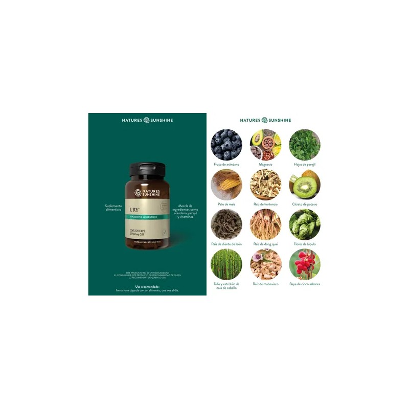 Nature Sunshine Ury Antioxidantes Vitaminas 120cap
