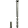M5 x 90mm Chrome Door Handle Pozi Screws with Security