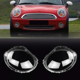 Unbranded For Mini Cooper 2007 2008 2009 2010 2Pcs LH&RH Side Headlight Lens Cover
