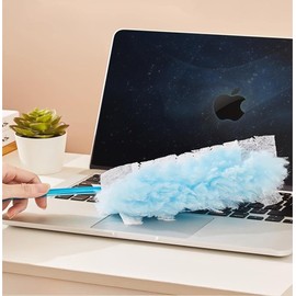 SUZZYVINE Disposable Duster Refills, 180 Dusters Refills, Total 20 Count,Blue and White